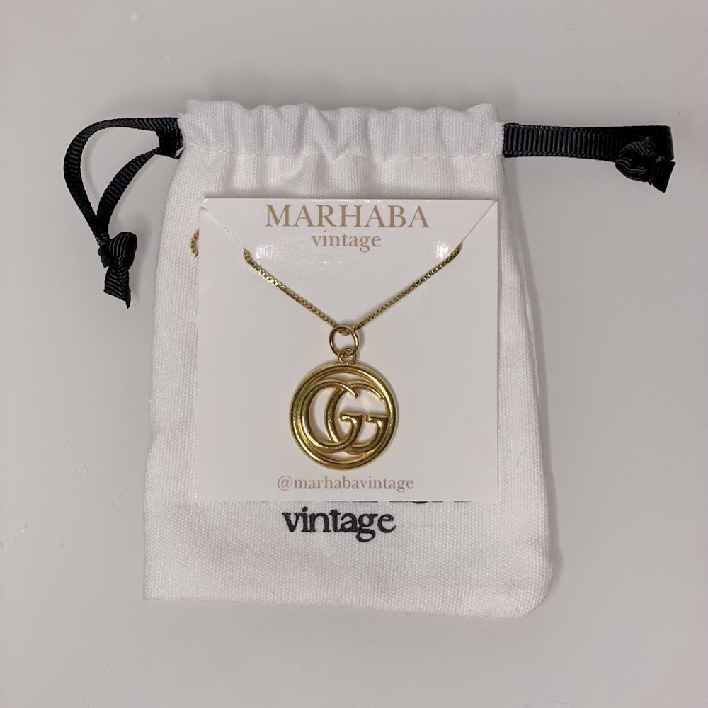 vintage gucci pendant necklace